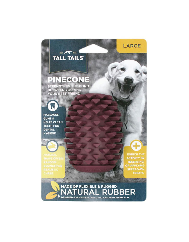 Tall Tails - Natural Rubber - Pinecone - 4"