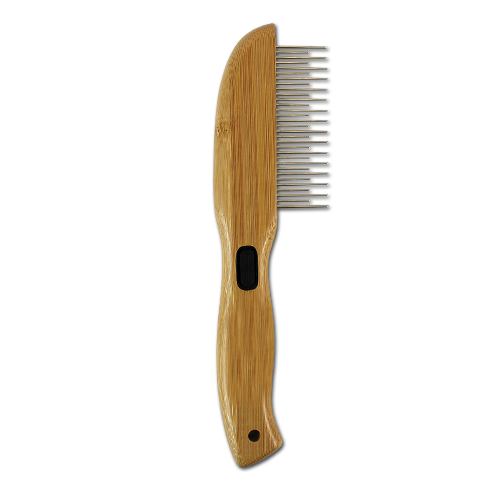 Bamboo Groom - Course Shedding Comb (31 Rotating Pins)