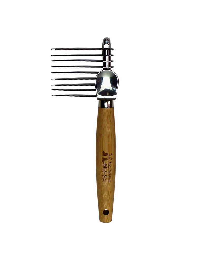 BAMBOO GROOM DEMATTING RAKE BAMBOO GROOM DEMATTING RAKE