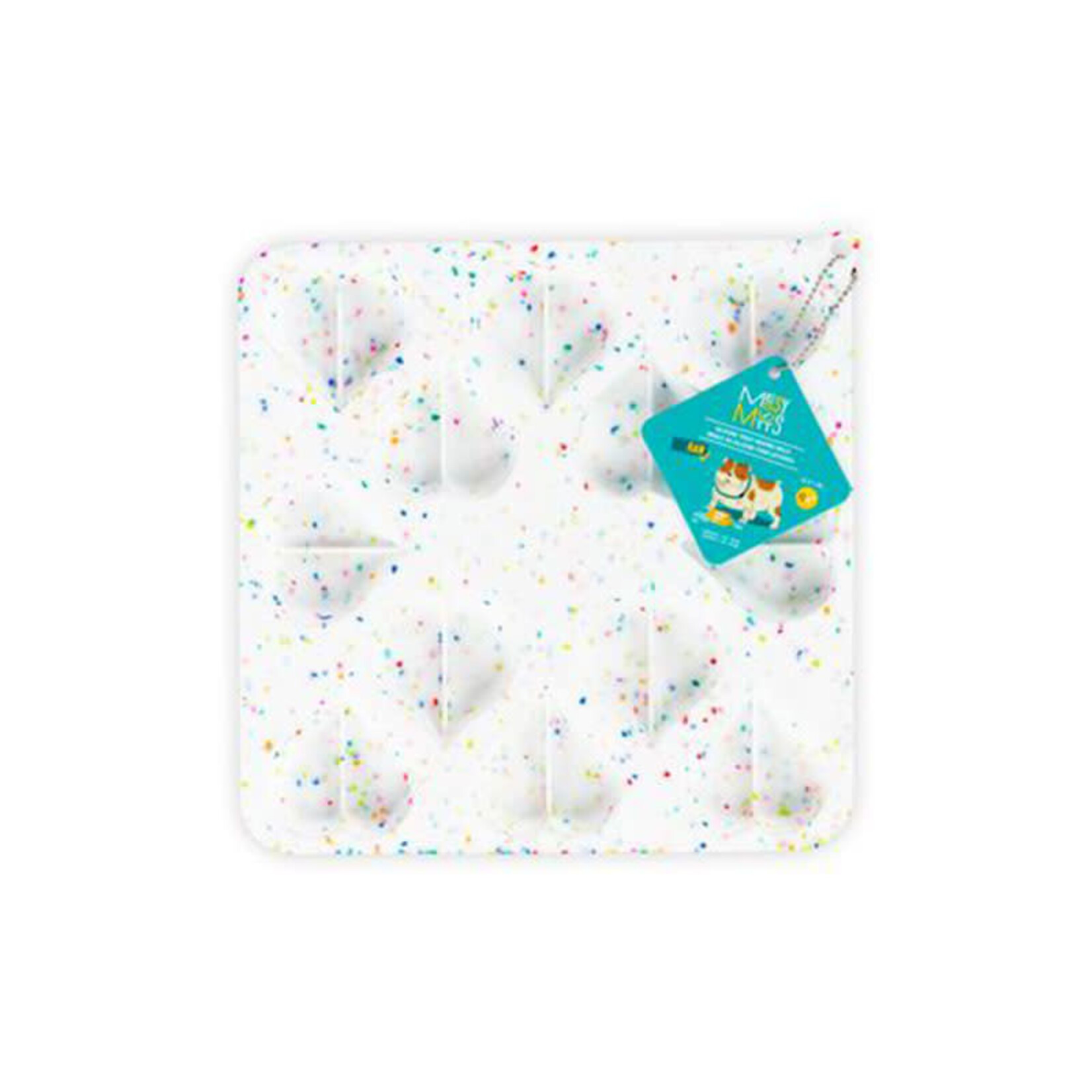 Messy Mutts - Moule en forme de Coeur - Confetti