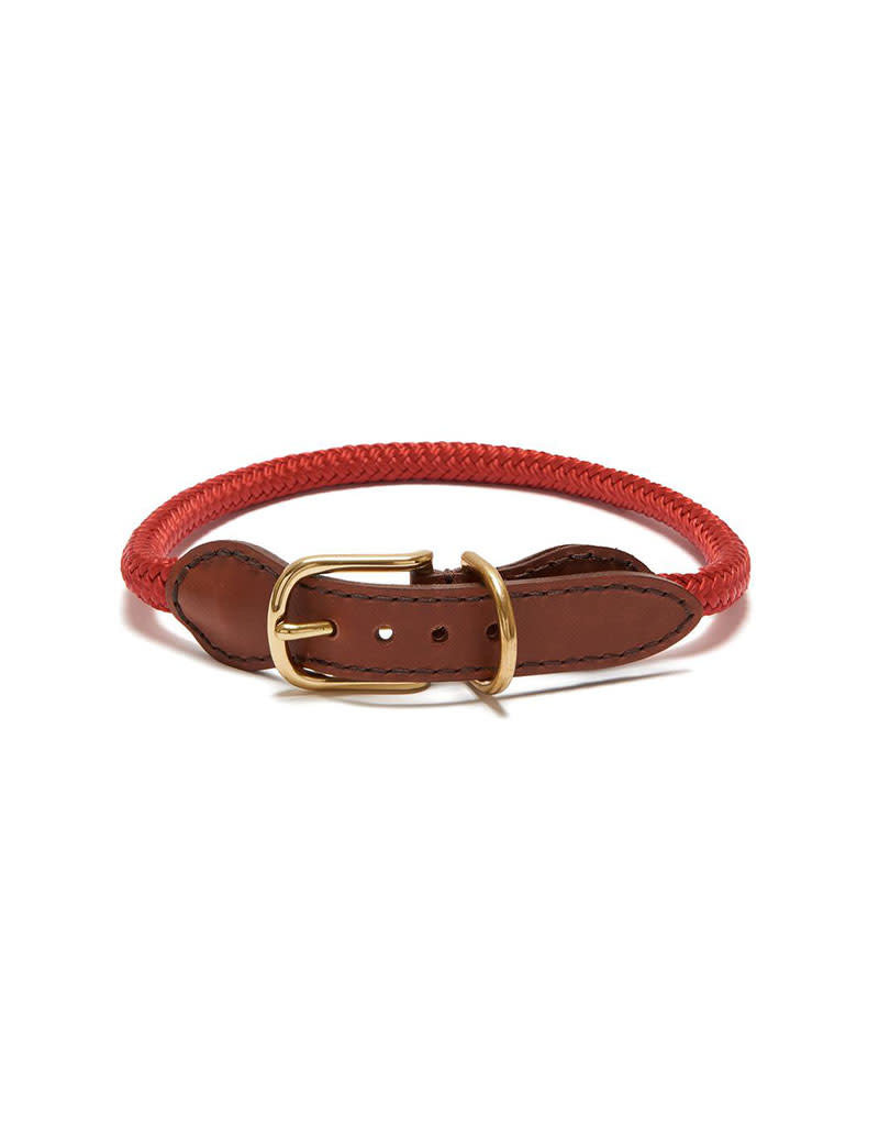 Knotty Knotty Pets - Adjustable Rope Collar - Red