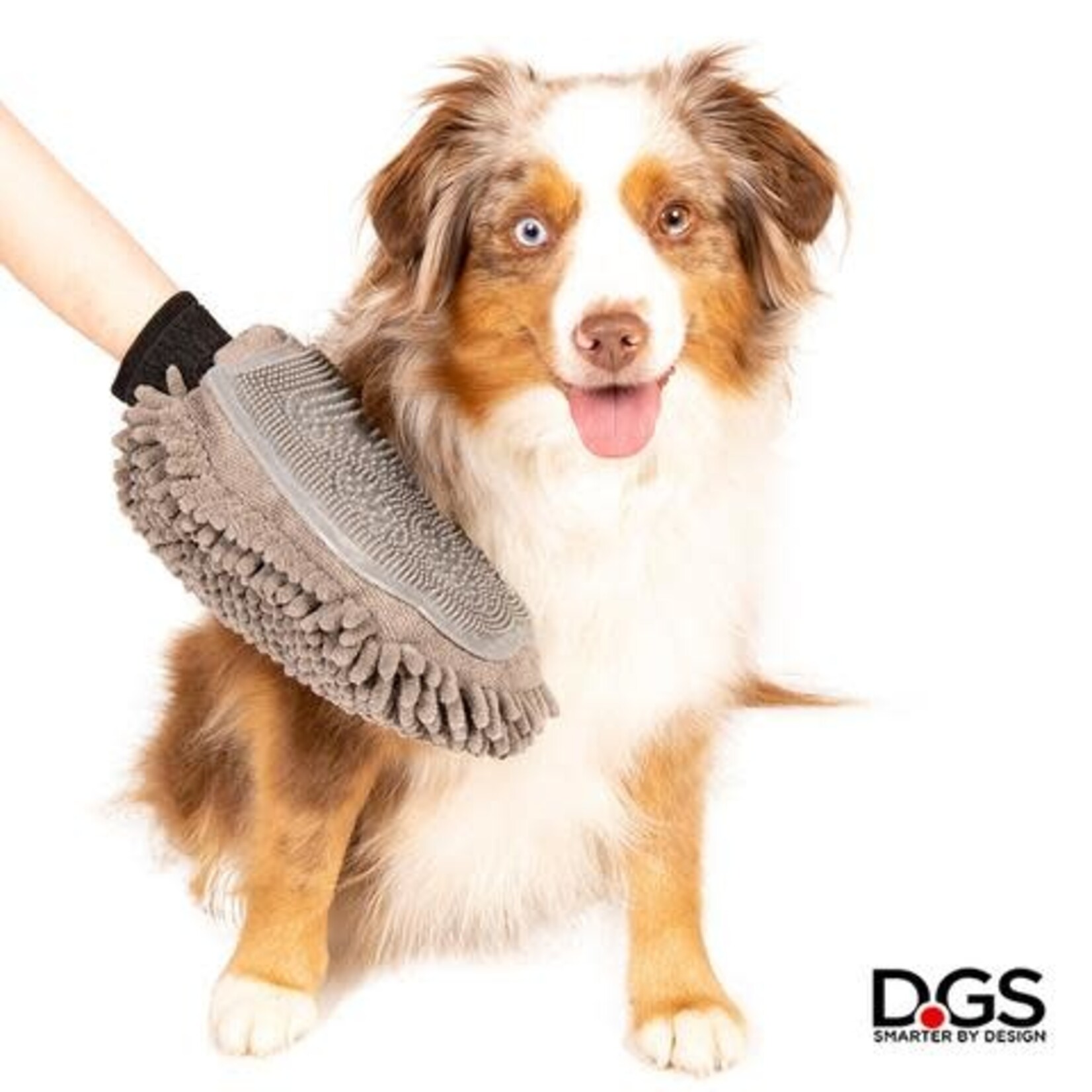 Dog Gone Smart - Dirty Dog Mitaine de toilettage - Gris