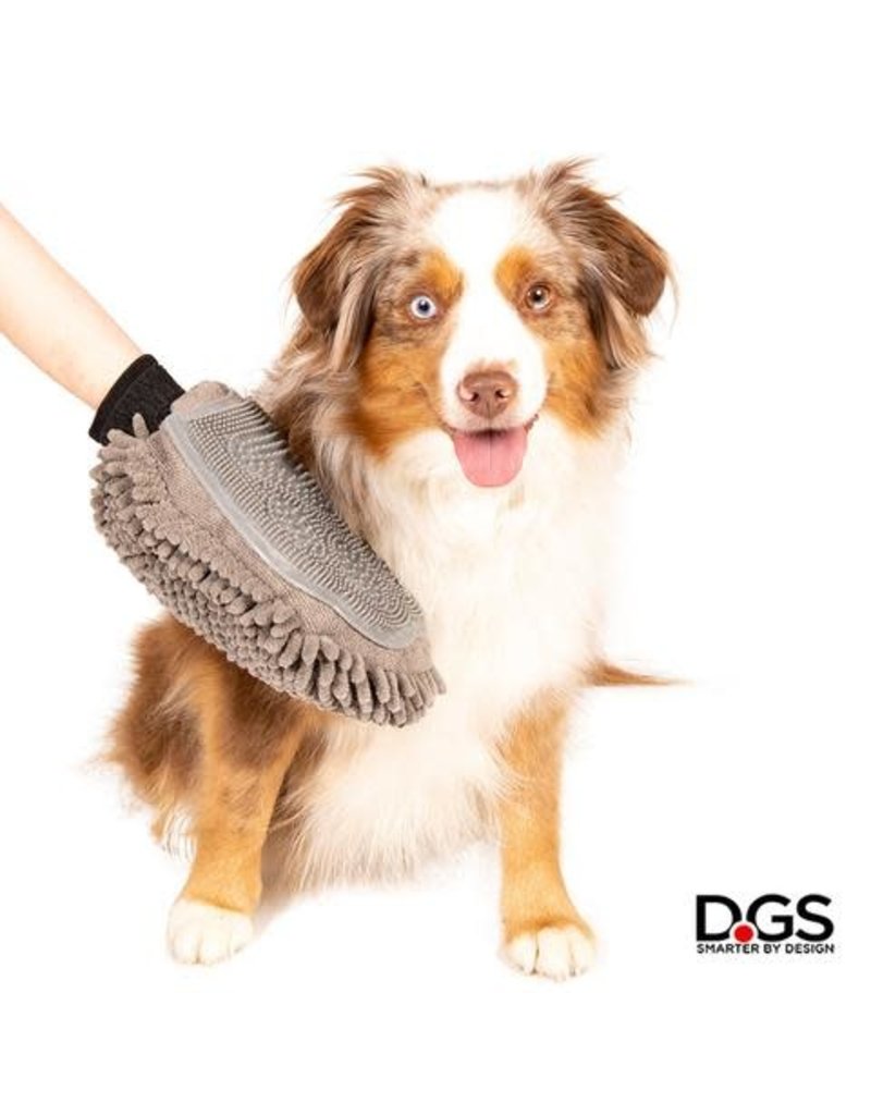 Dog Gone Smart - Dirty Dog Mitaine de toilettage - Gris