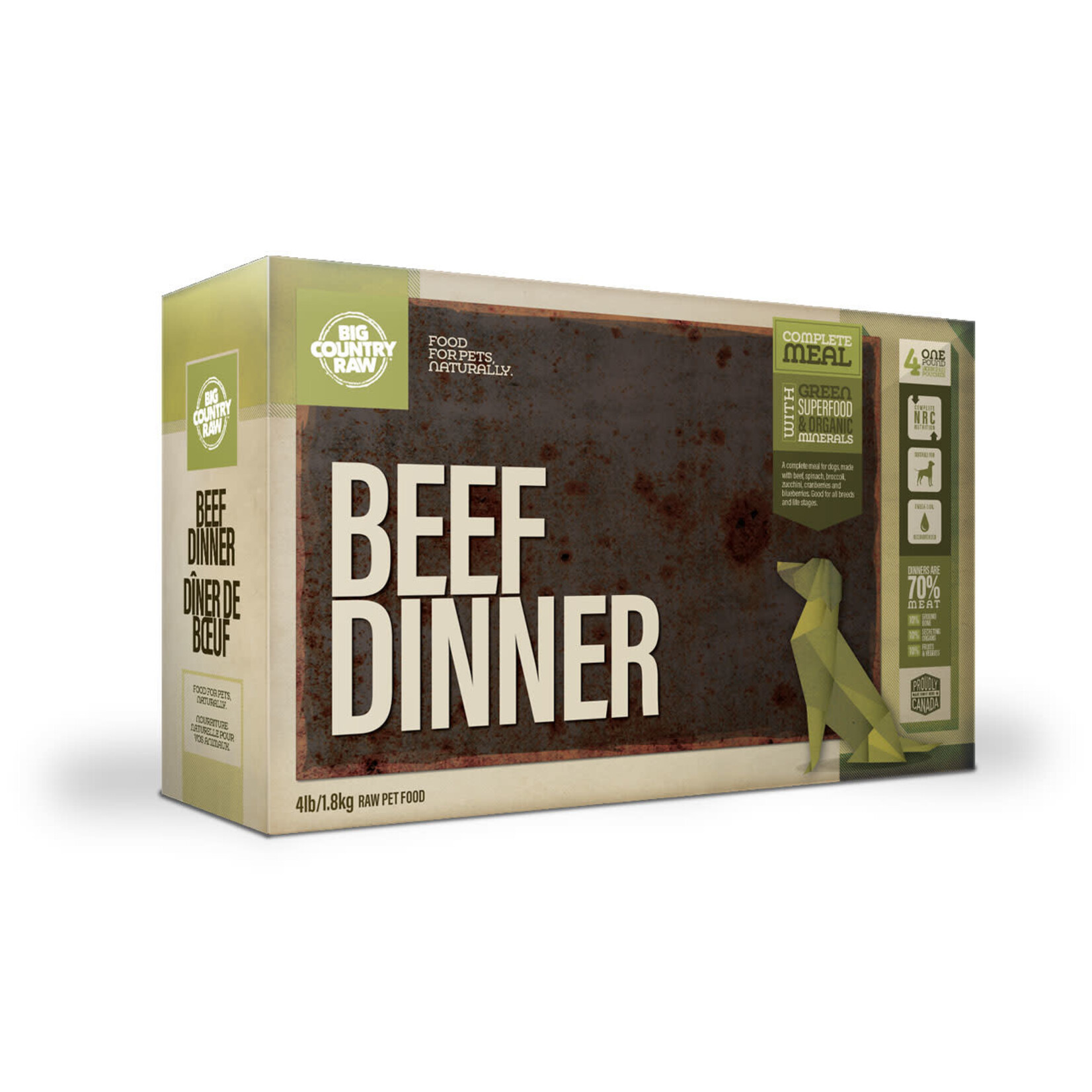 Big Country Raw Big Country Raw - Grab'n'Go - Rouge - 12lb