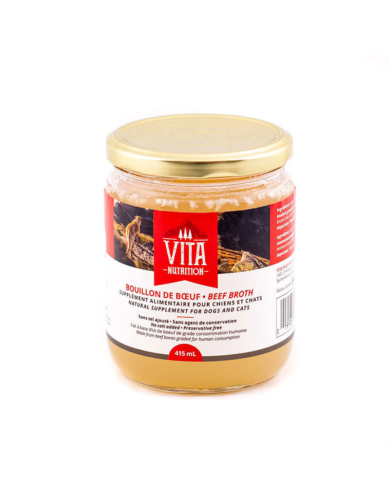 Vita Nutrition Animale Vita Nutrition - Beef Bone Broth - 415ml