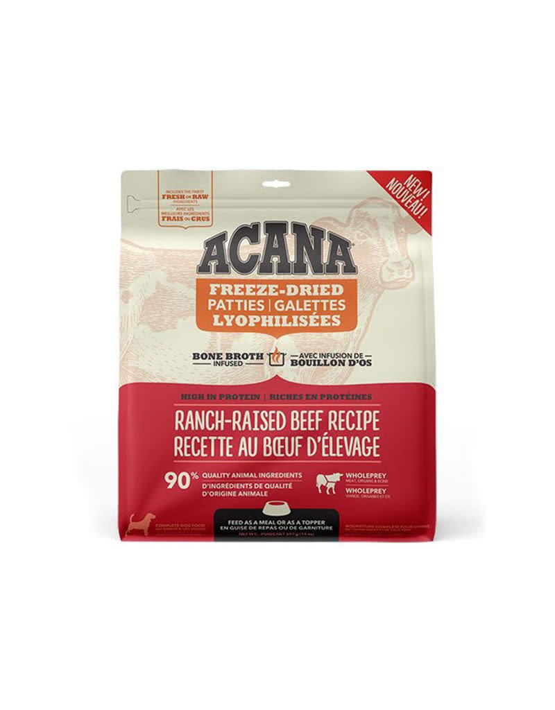 Acana - Freeze-Dried Patties - Ranch-Raised Beef Recipe - 397g (14oz)