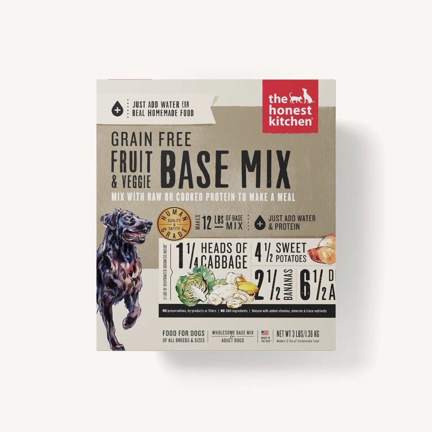 Honest Kitchen Honest Kitchen - Base Mix - Grain Free Fruit & Veggie Base Mix - 7lbs