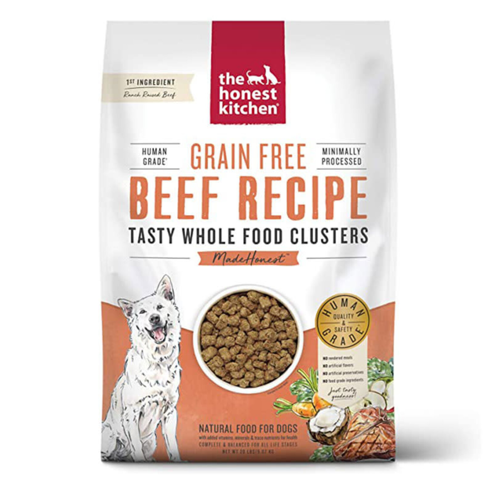 Honest Kitchen - Bouchées déshydratées - Boeuf
