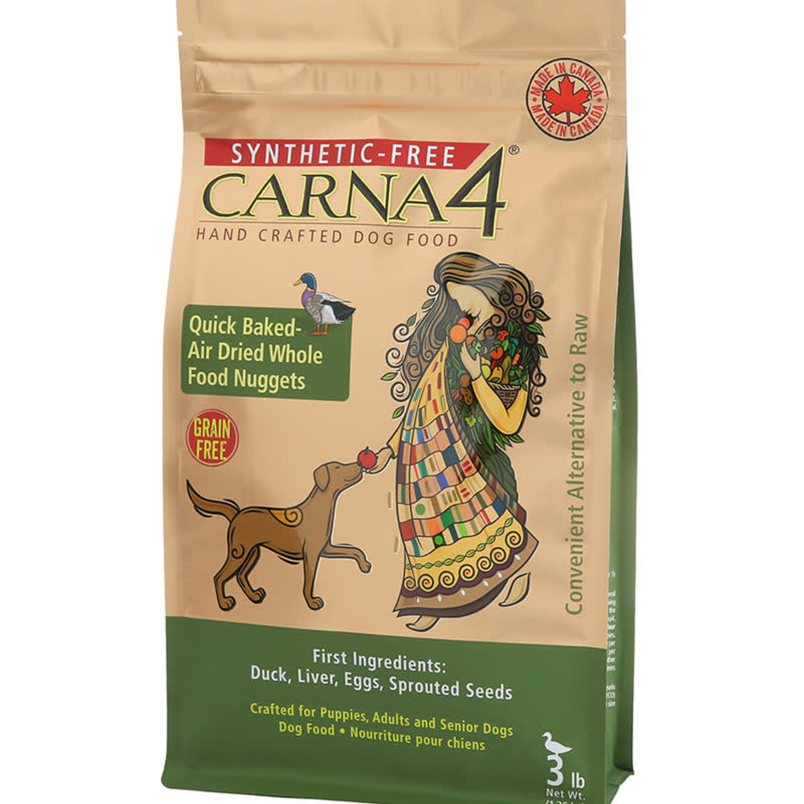 Carna4 Carna4 - Pour chien - Sans céréales - Canard