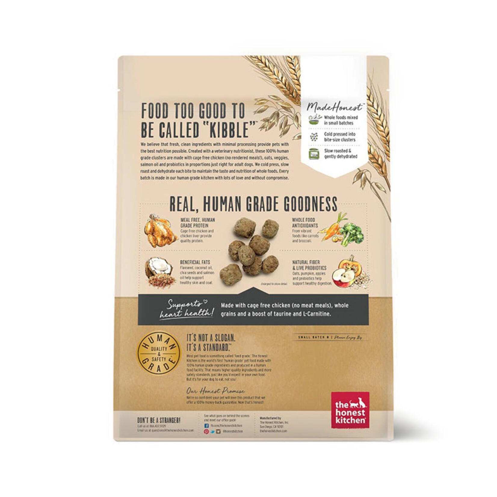 Honest Kitchen - Clusters - Whole Grain - Chicken & Oat