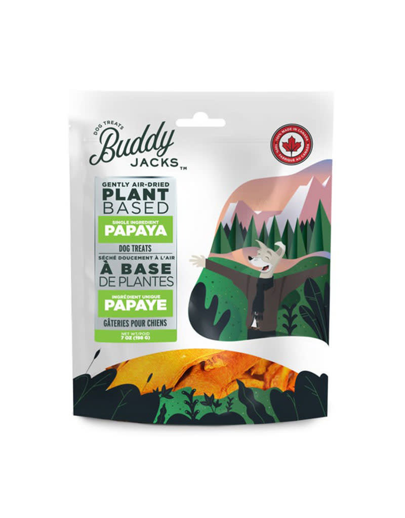 Buddy Jacks - À base de plantes - Papaye séchée à l'air - 7oz