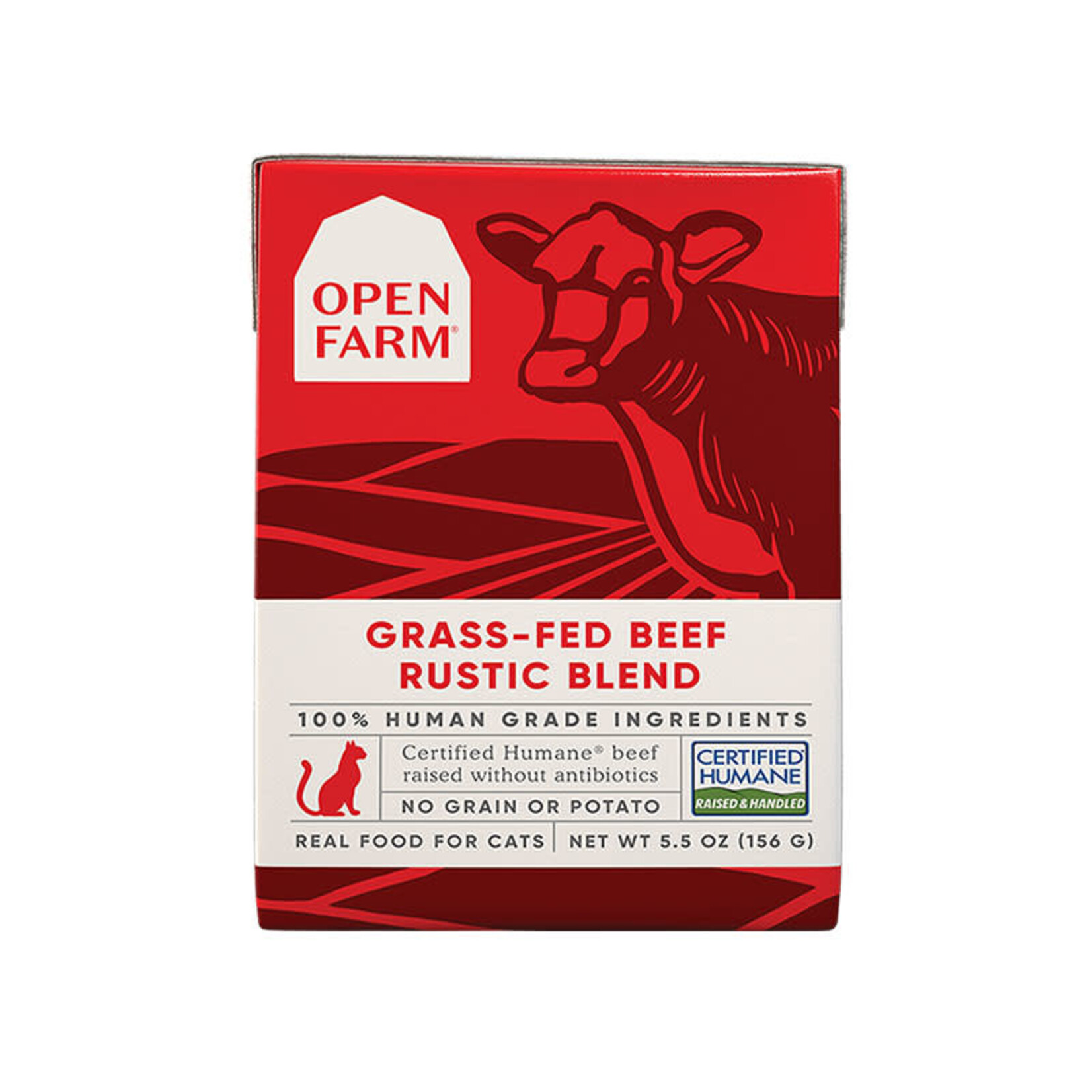 Open Farm Open Farm - Chat - Mélange de bœuf rustique
