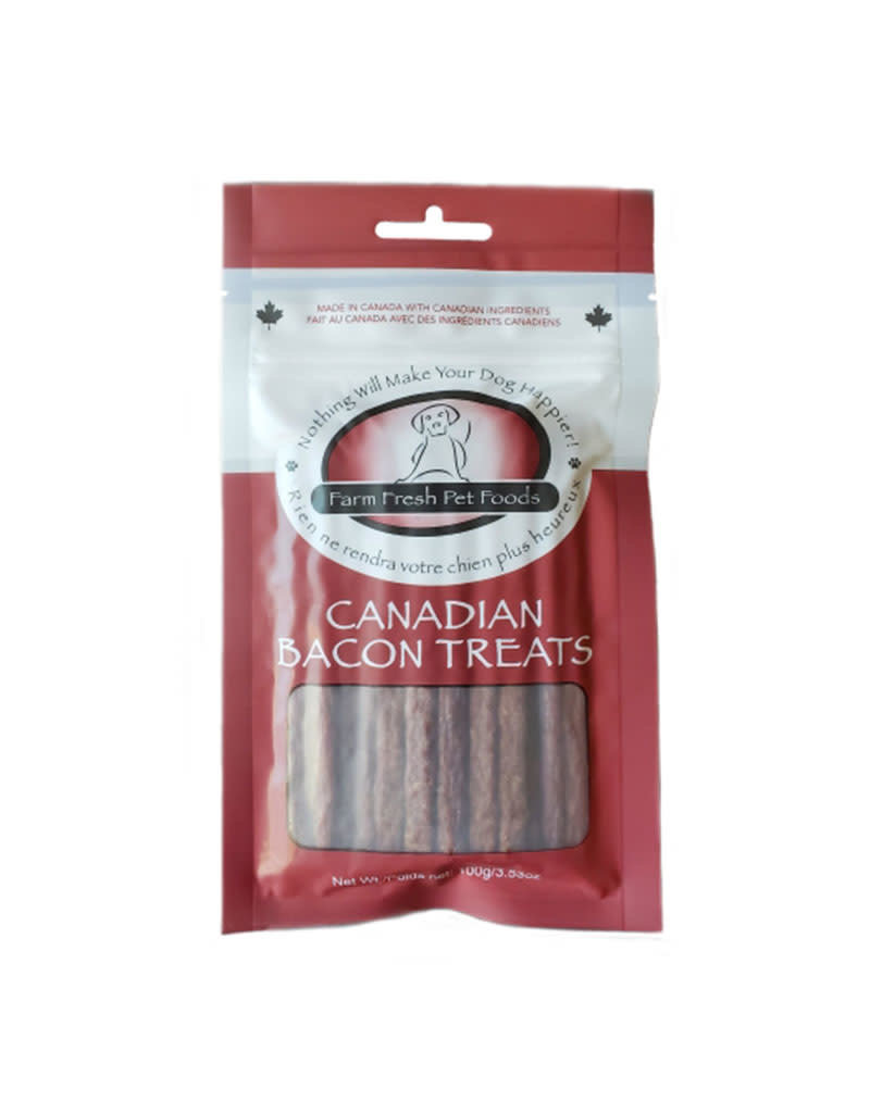 Farm Fresh Pet Foods - Canadian Bacon Treats - 100g