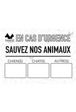 Pawse - Sticker - Sauvez Nos Animaux (French Only)