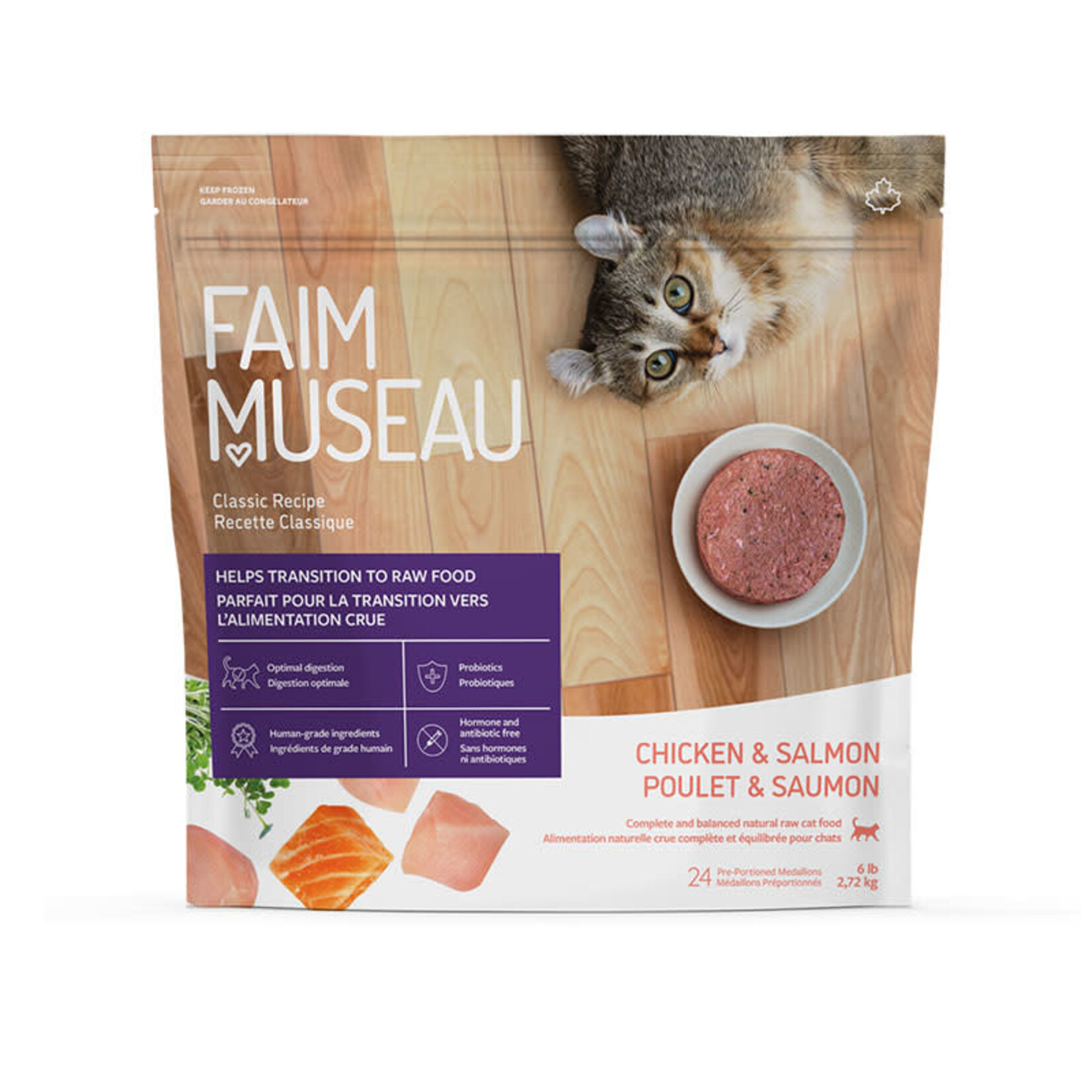 Faim Museau Faim Museau - Chat - Poulet & Saumon - 6lb