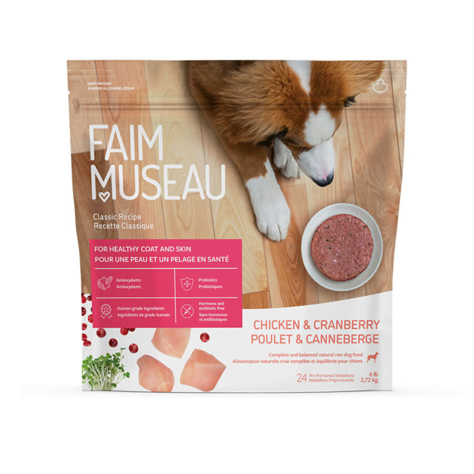 Faim Museau Faim Museau - Poulet & Canneberges pour chiens - 6lb