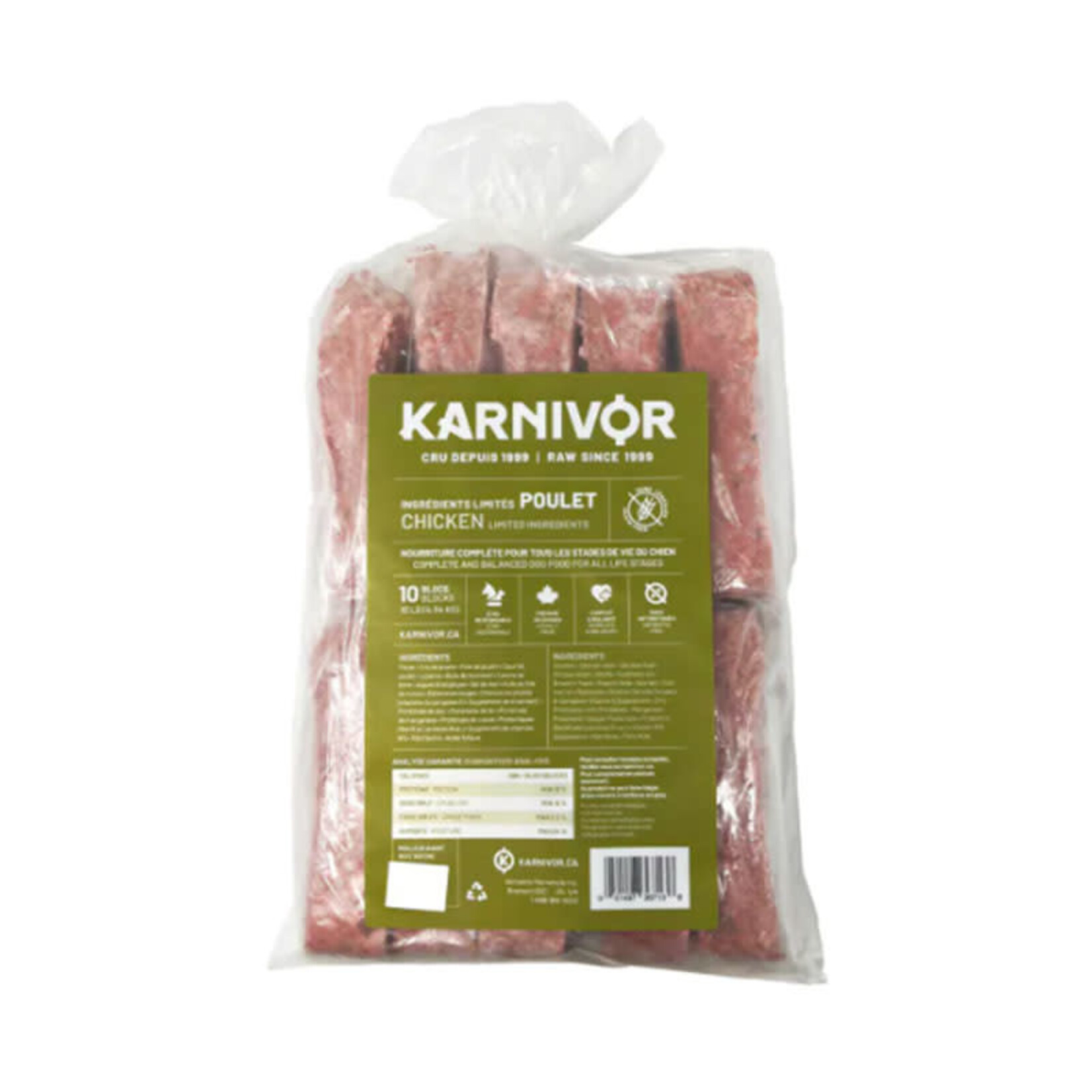 Karnivor Karnivor - Bulk Bag - Chicken - 10lb