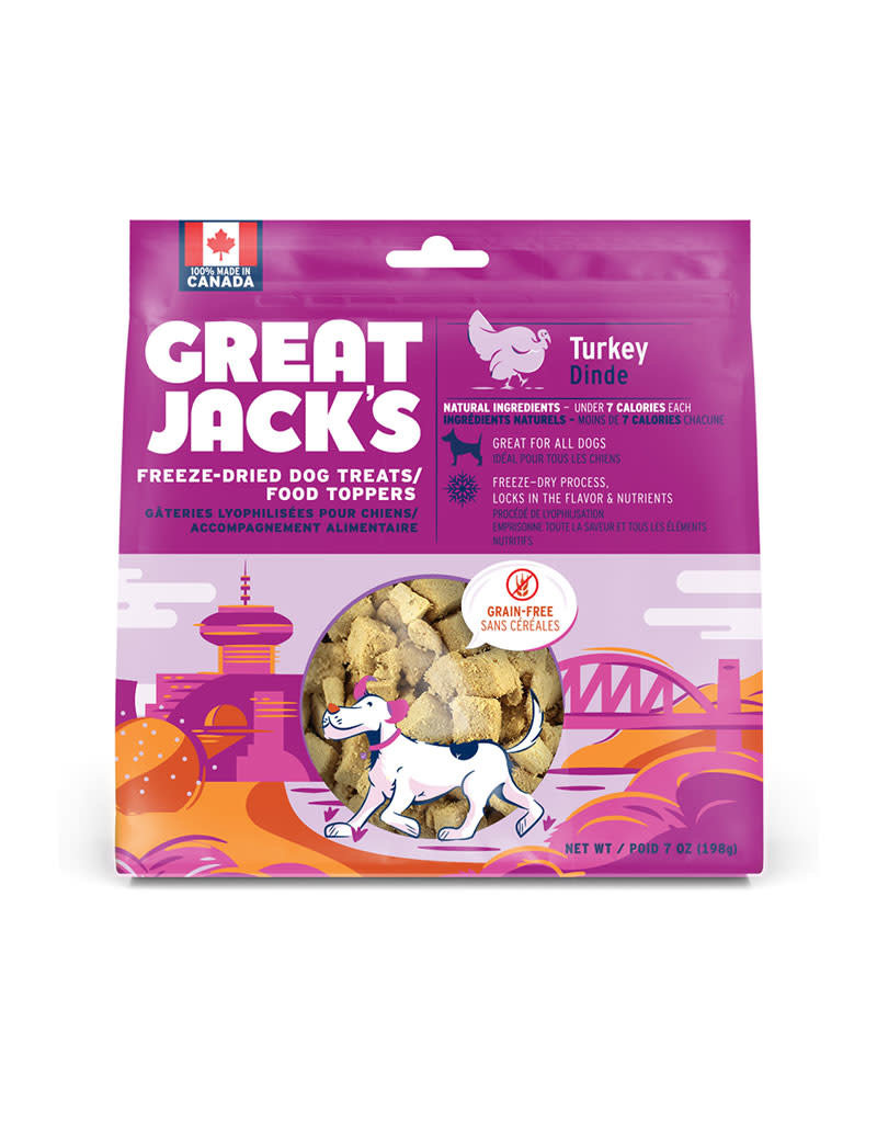 Great Jack's - Dog - Freeze-Dried Treat & Topper - Turkey - 198g
