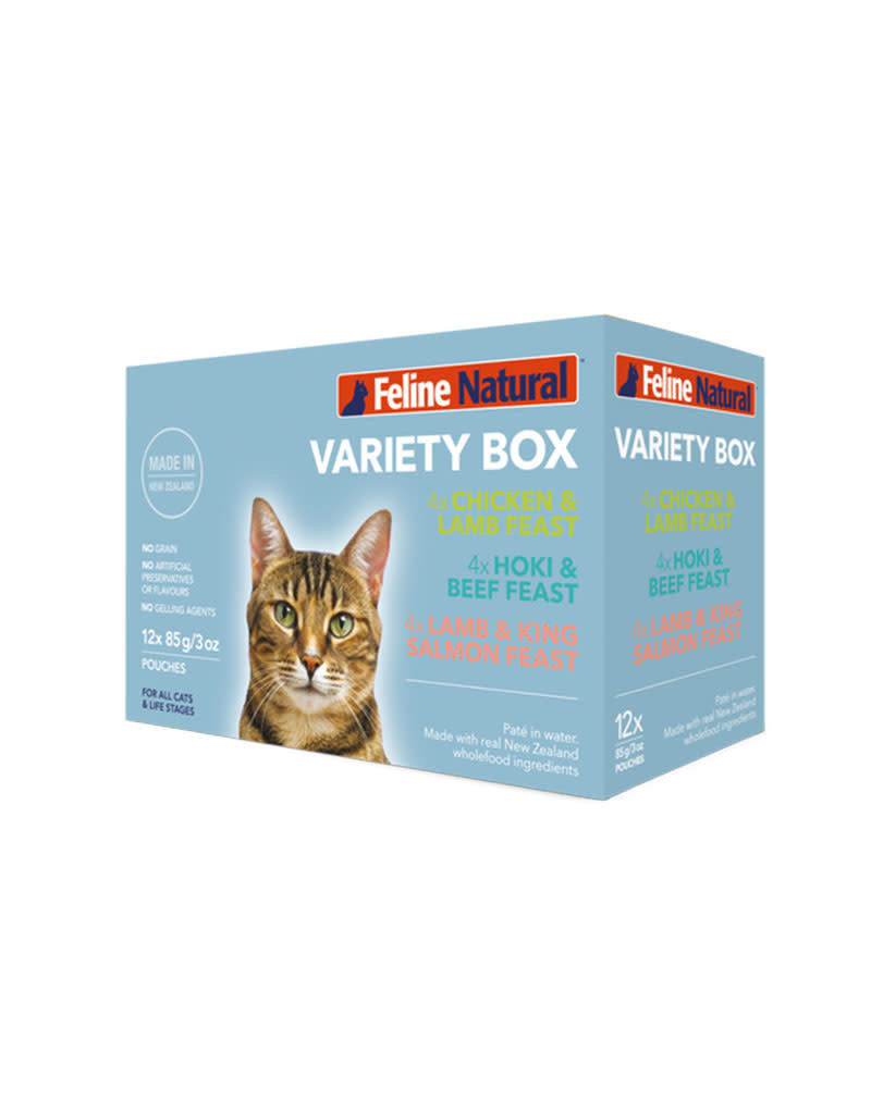 Feline Natural Feline Natural - Variety Box - Pouches - 12x3oz