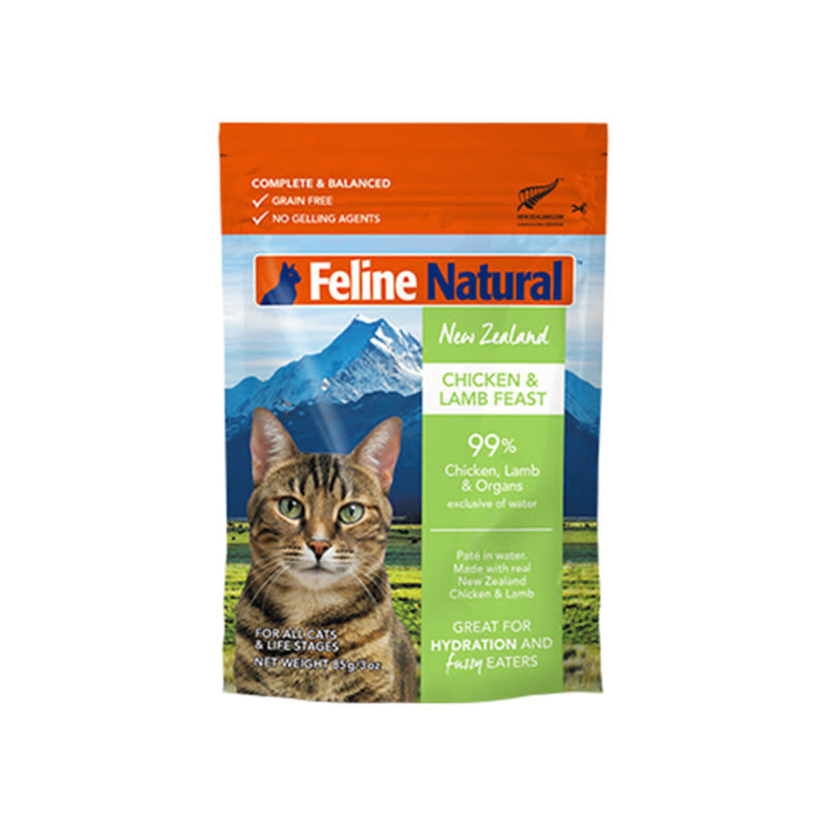 Feline Natural Feline Natural - Chicken & Lamb Pouch - 3oz