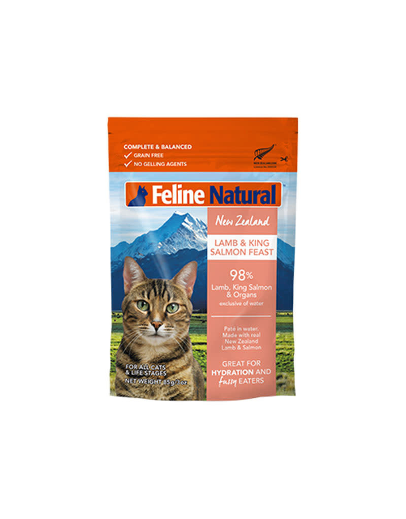 Feline Natural Feline Natural - Sachet d'agneau et de saumon royal - 3 oz