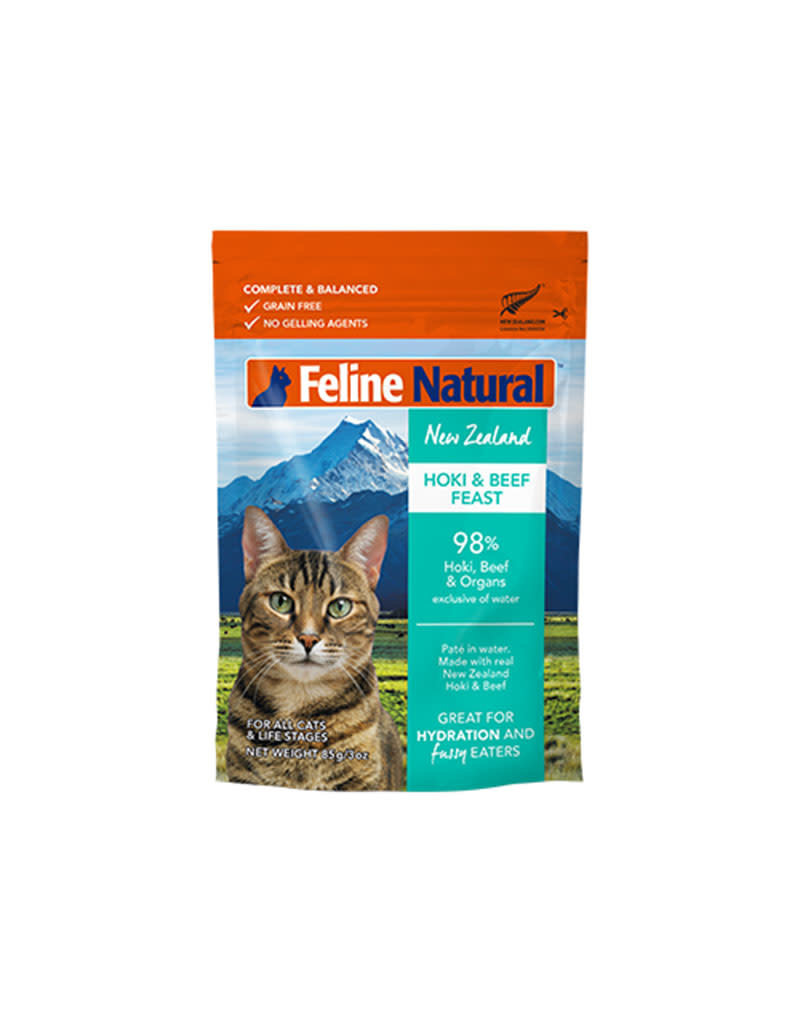 Feline Natural Feline Natural - Hoki & Beef Pouch - 3oz