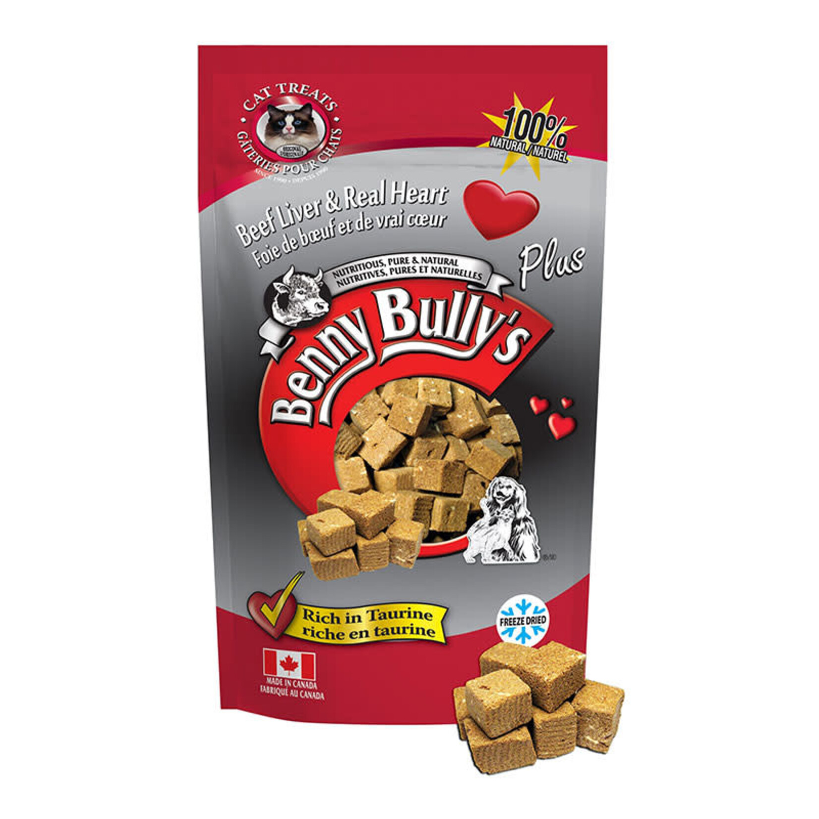 Benny Bully's - Cat - Beef liver & Heart - 25g