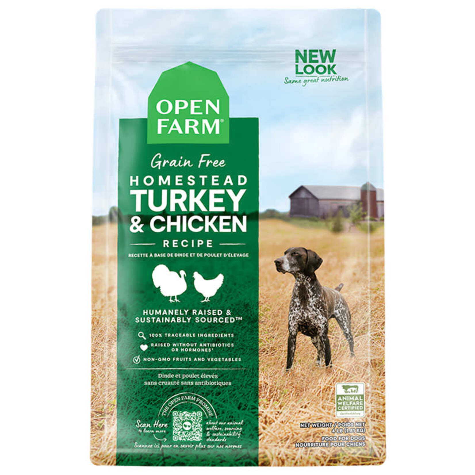 Open Farm Open Farm - Pour chien - Dinde et poulet d'élevage