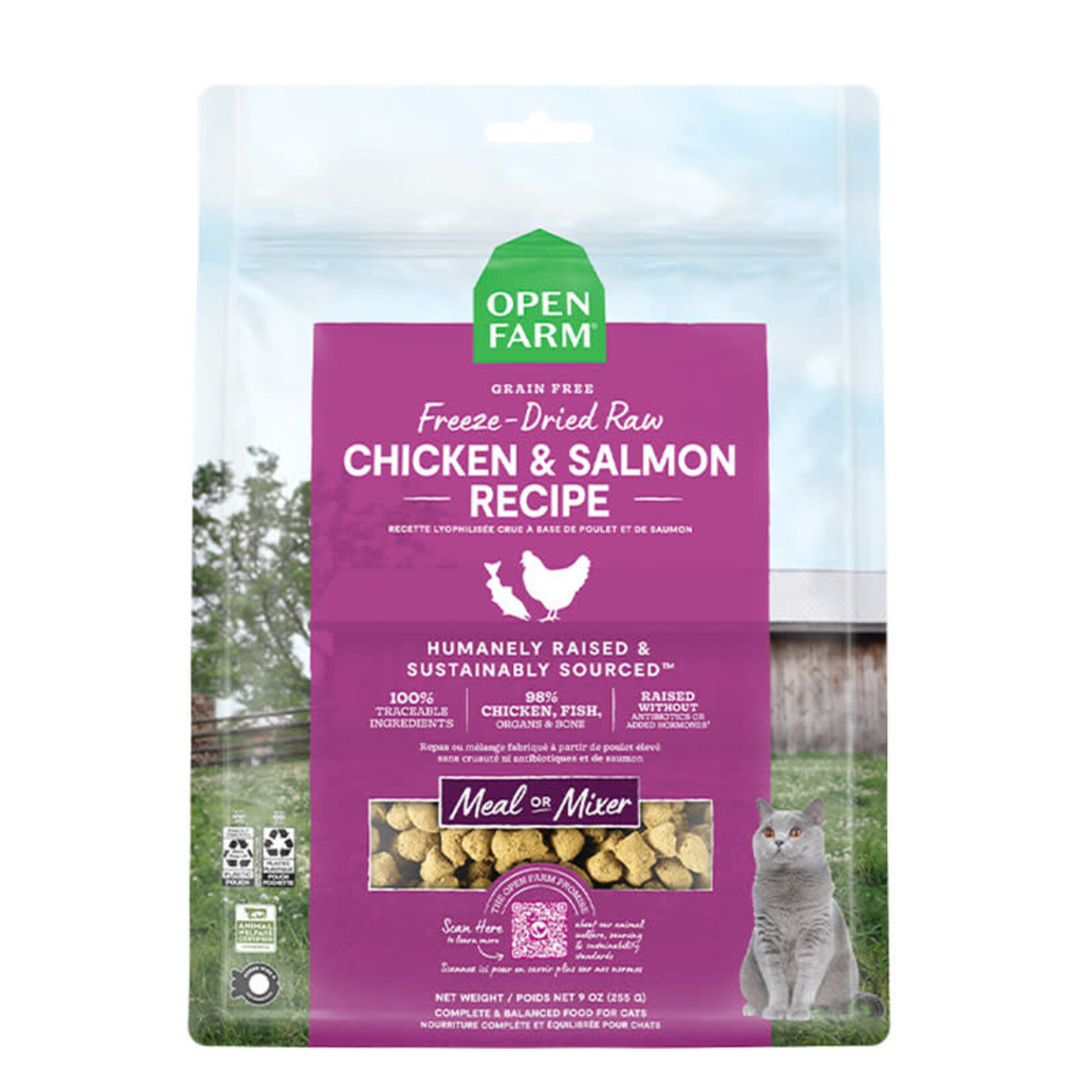 Open Farm Open Farm - CAT - Freeze-Dried Morsels - Chicken & Salmon