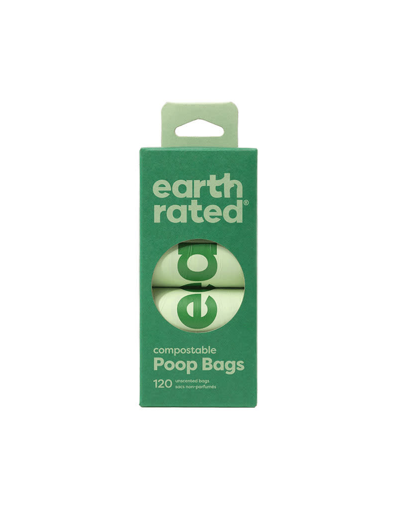 Earth Rated PoopBags Earth Rated - Compostable non parfumé - 120 sacs