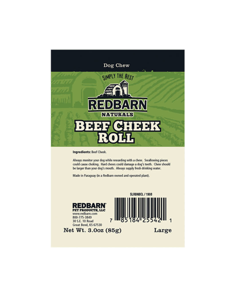 Redbarn - Beef Cheek Roll - Large