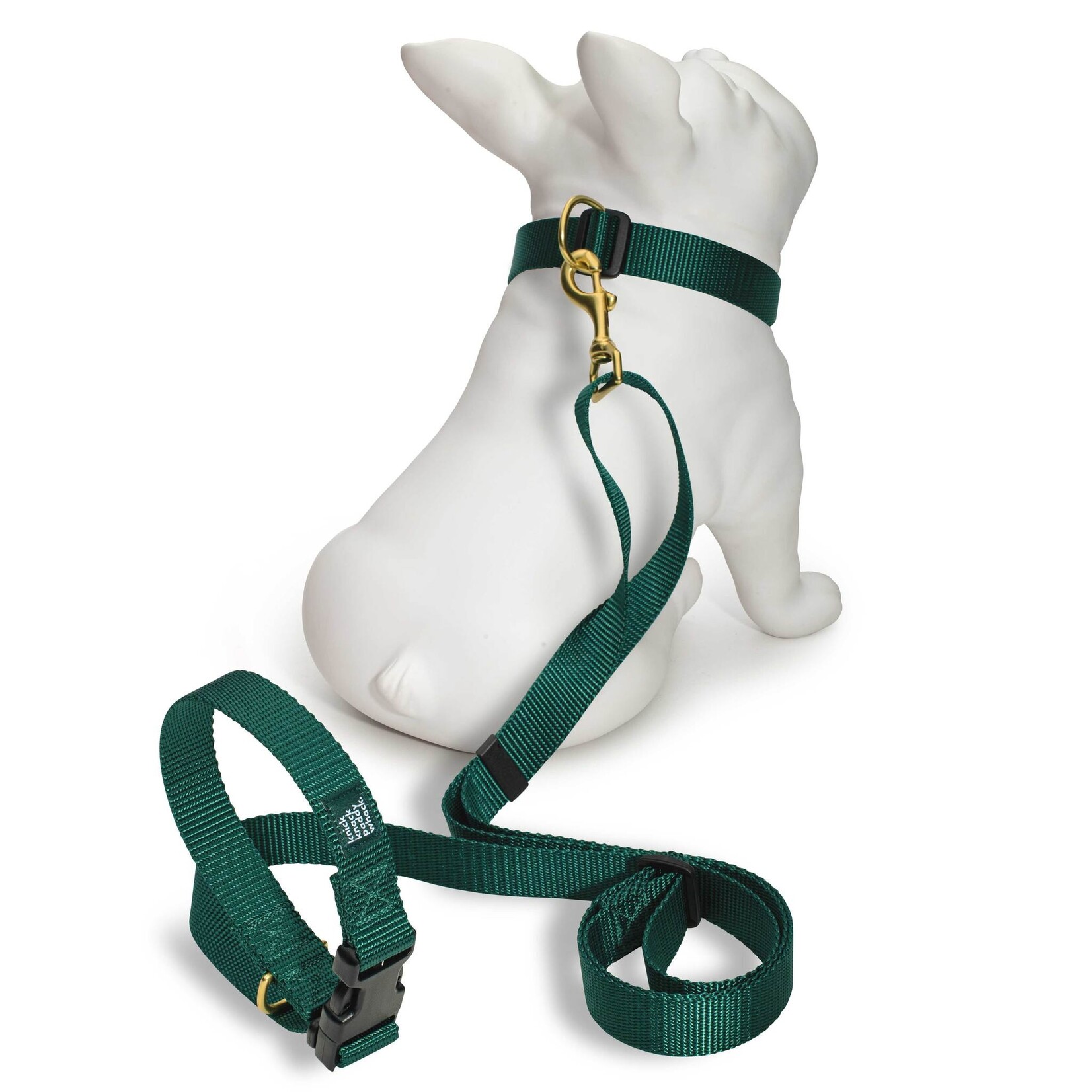 Knick Knack Paddywhack Knick Knack Paddywhack - Hands Free & Adjustable Leash - Hunter Green