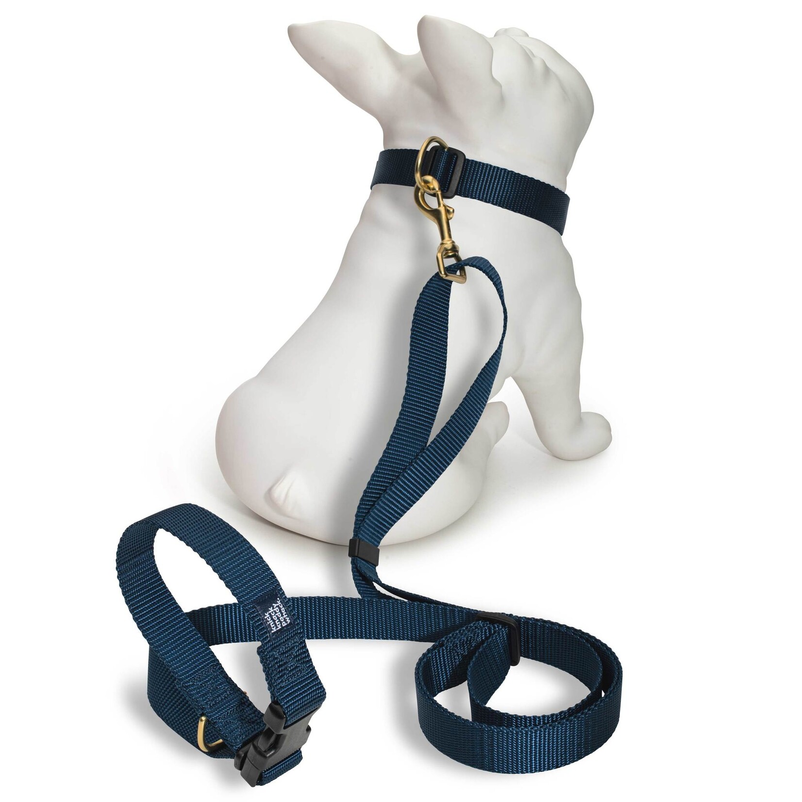 Knick Knack Paddywhack Knick Knack Paddywhack - Hands Free & Adjustable Leash - Navy