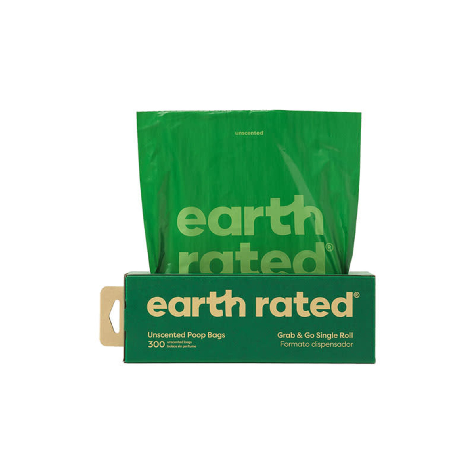Earth Rated PoopBags Earth Rated Poopbags - Sacs sur un seul rouleau - Non parfumés  - 300 sacs