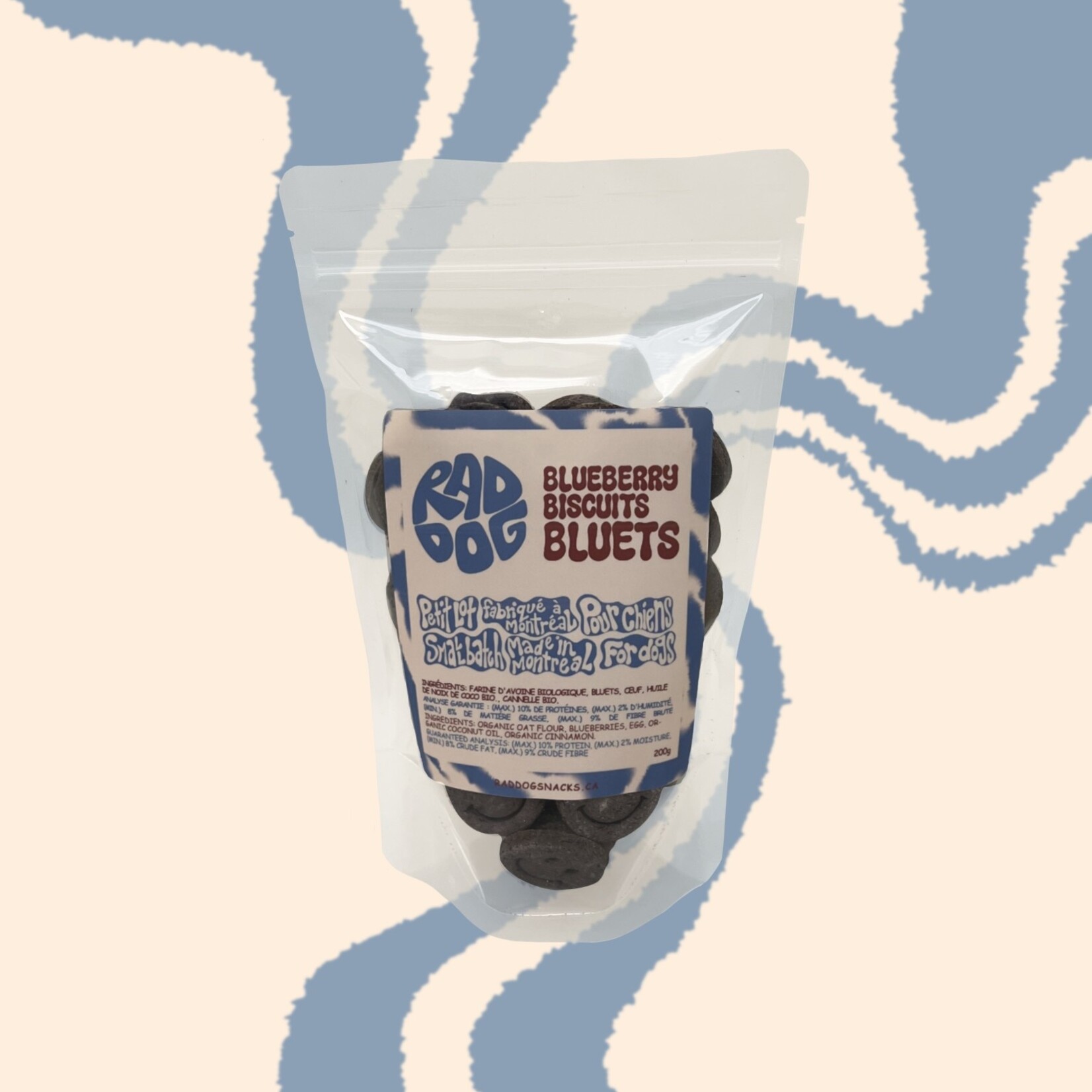 Rad Dog Rad Dog - Blueberry Biscuits - 200g