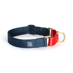 Knick Knack Paddywhack Knick Knack Paddywhack - Collier martingale - Bleu Marine & rouge