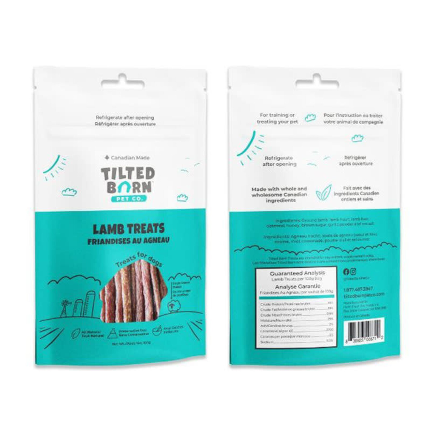 Tilted Barn - Canadian Lamb Treats - 100g