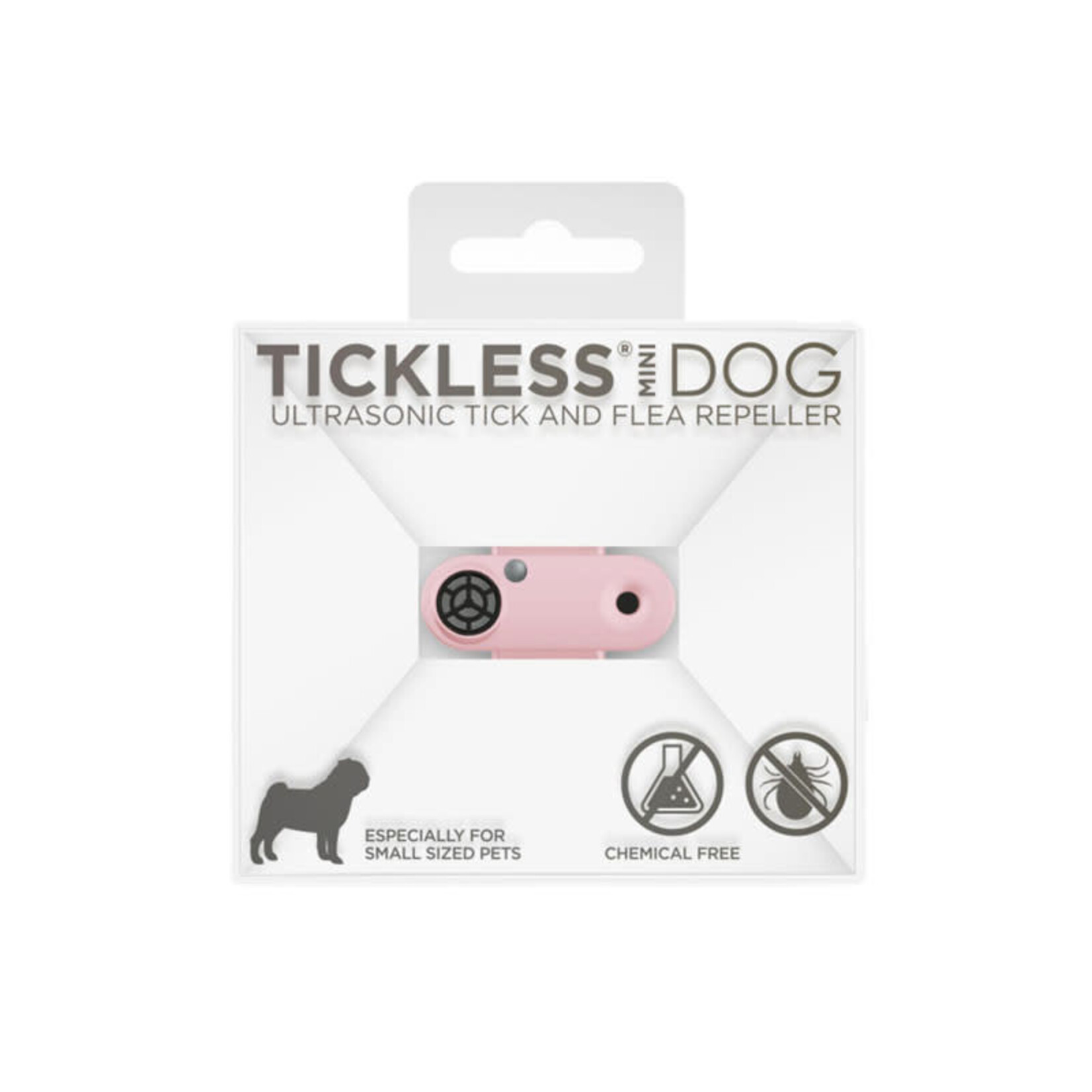 Tickless Tickless - Mini - Rechargeable Ultrasonic Flea & Tick Repeller - Pink