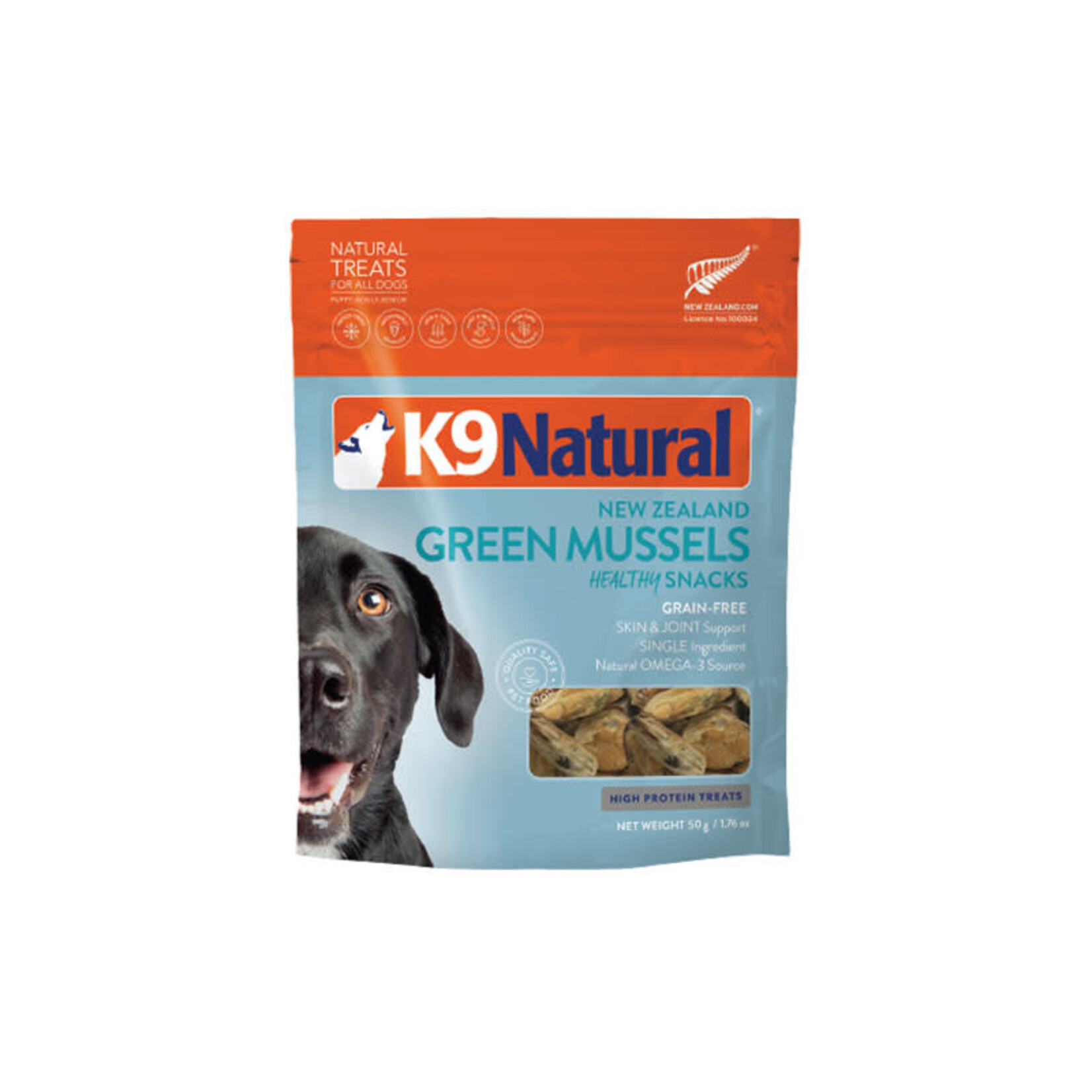 K9 Natural - Freeze-Dried Green Mussel - 50g