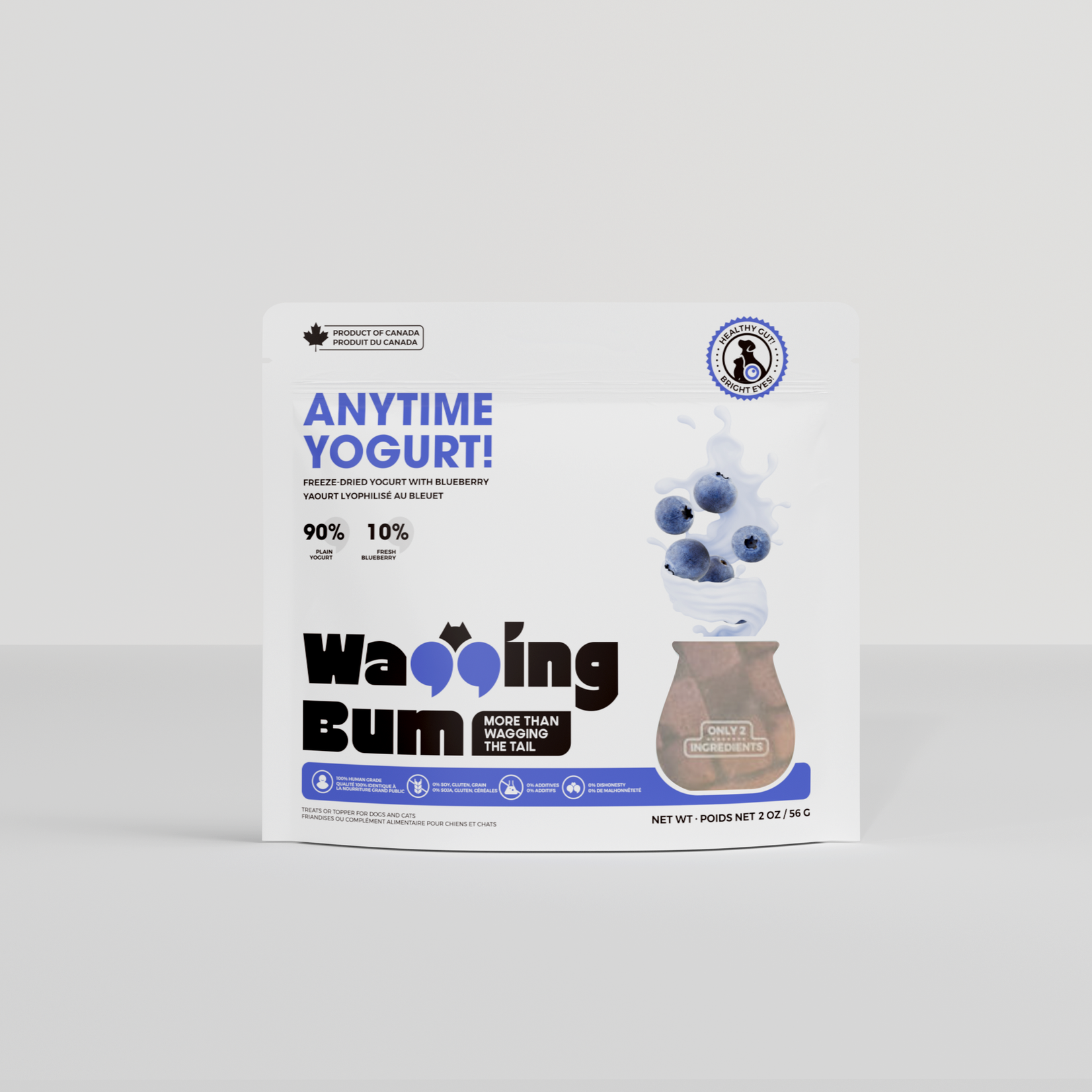 Wagging Bum - Anytime Yogurt! with Blueberry