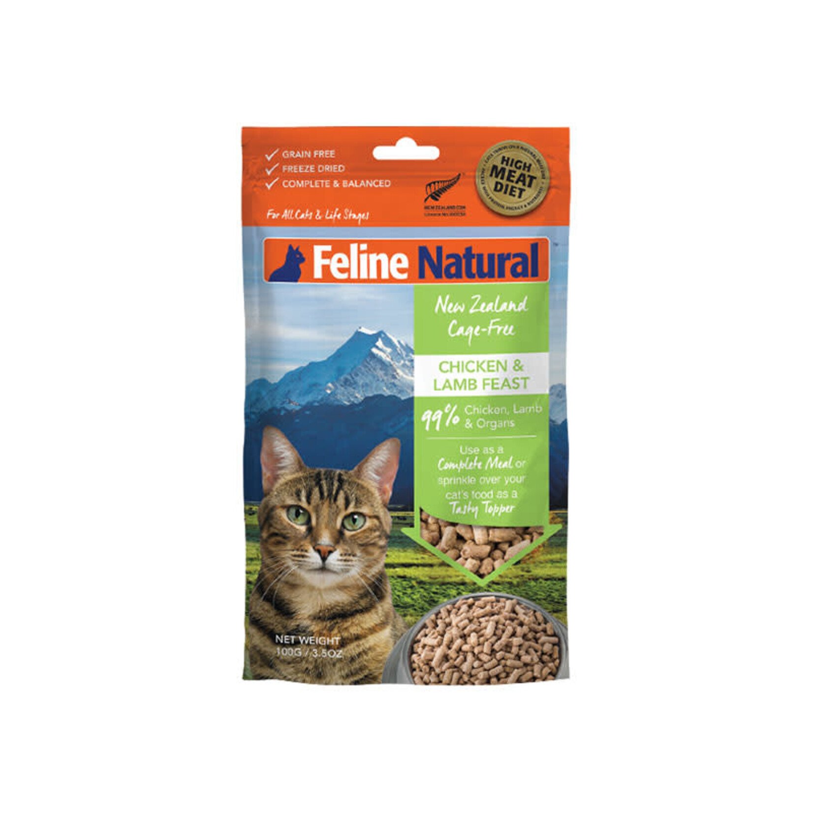 Feline Natural Feline Natural - Freeze Dried Cat Food - Chicken & Lamb