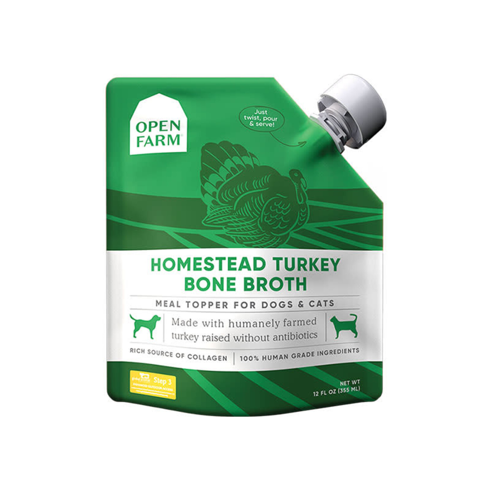 Open Farm Open Farm - Bone Broth - Turkey 12oz