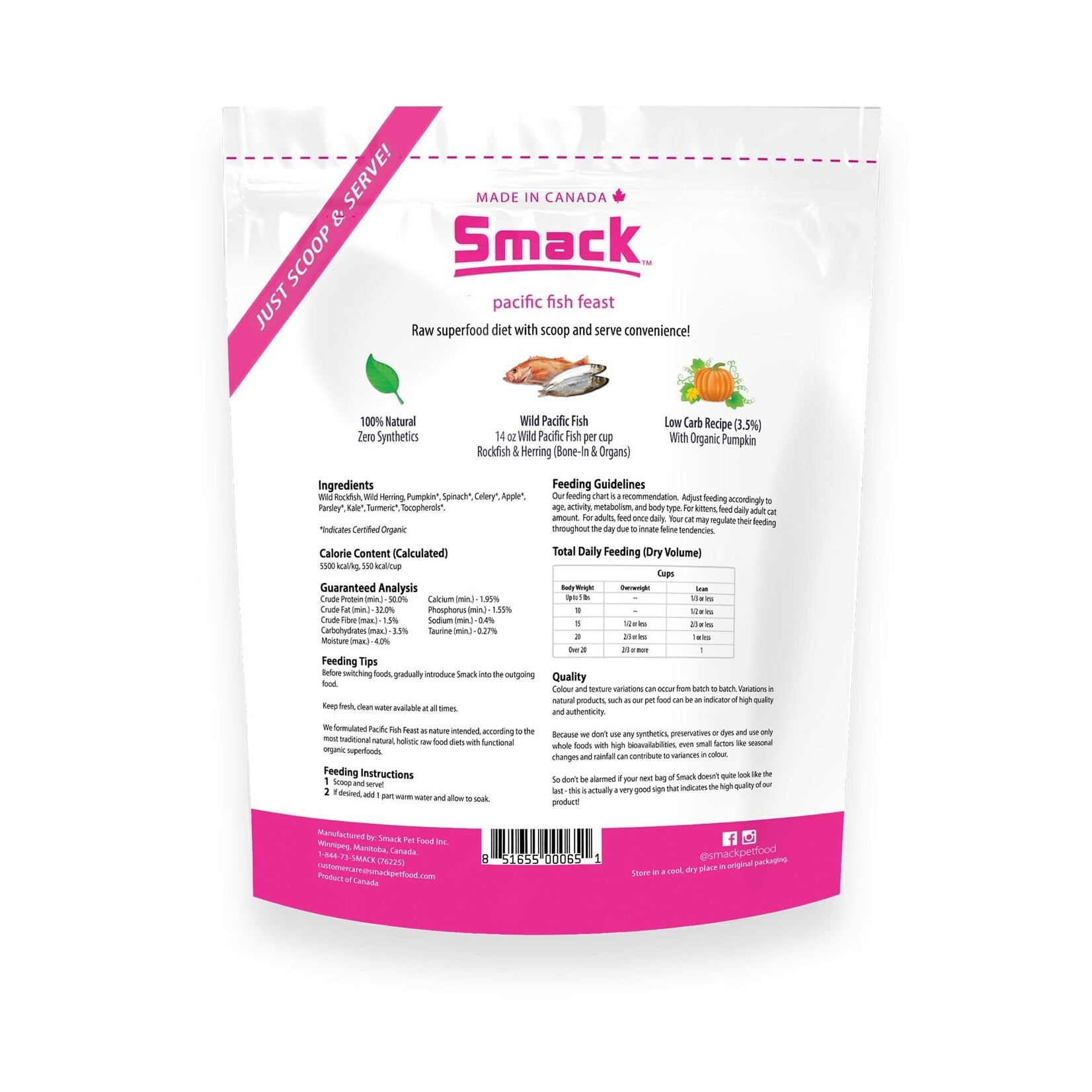 Smack Smack - Pour Chat - Festin de poisson du Pacifique