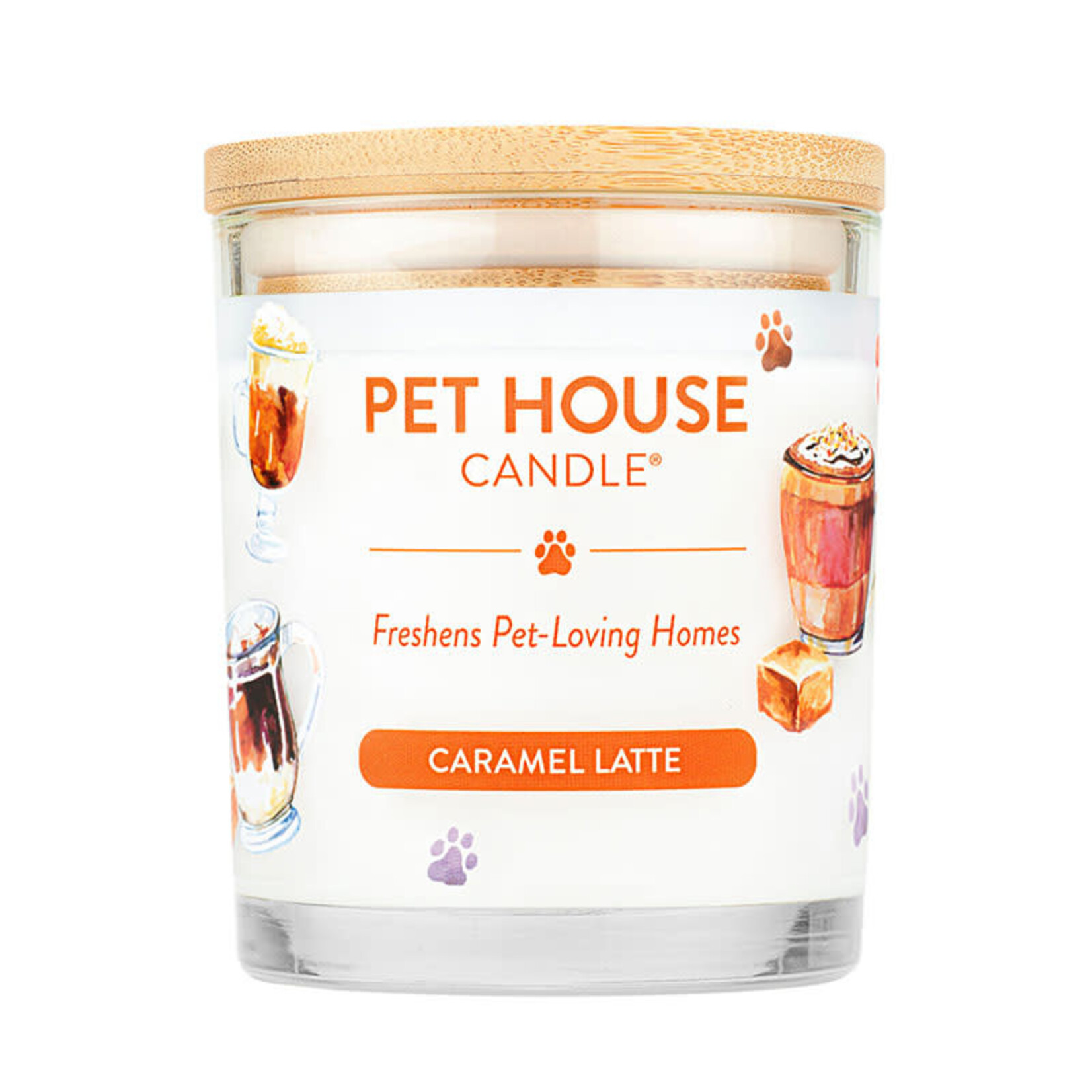 Pet House - Bougie latte au caramel