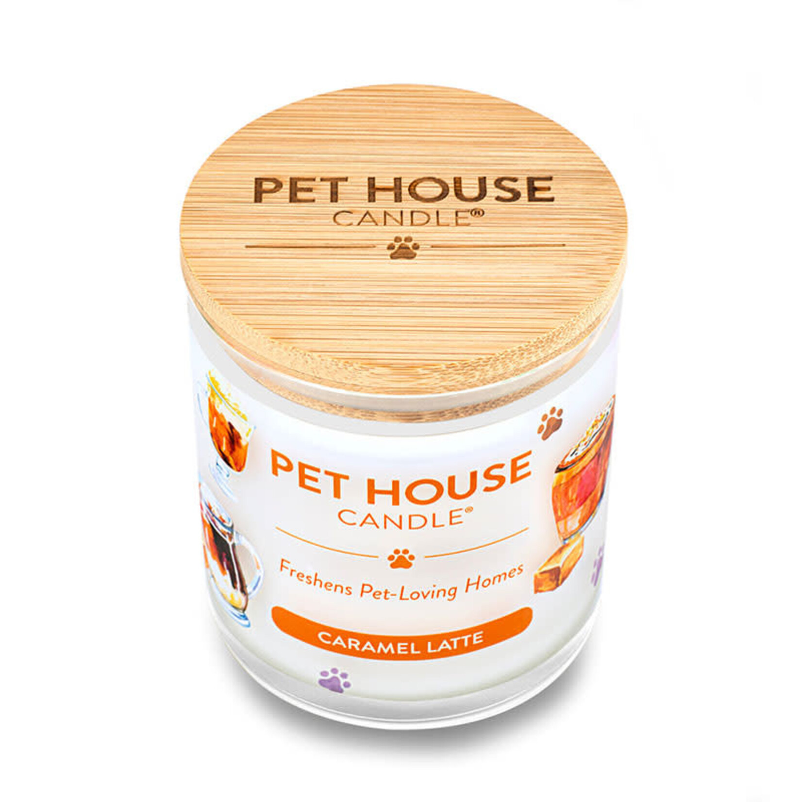 Pet House - Bougie latte au caramel