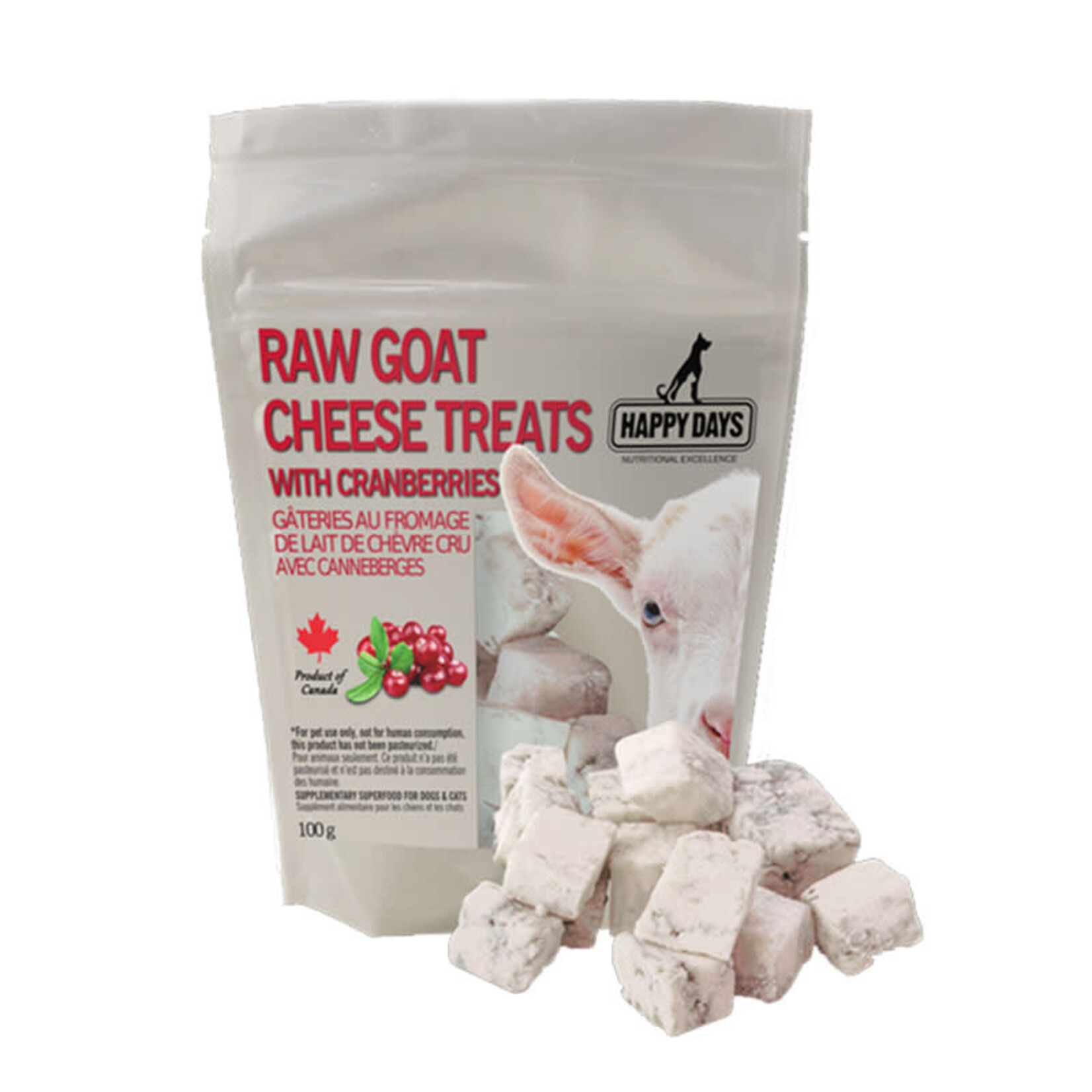 Happy Days - Goat Cheese Treats with Cranberry - 100g