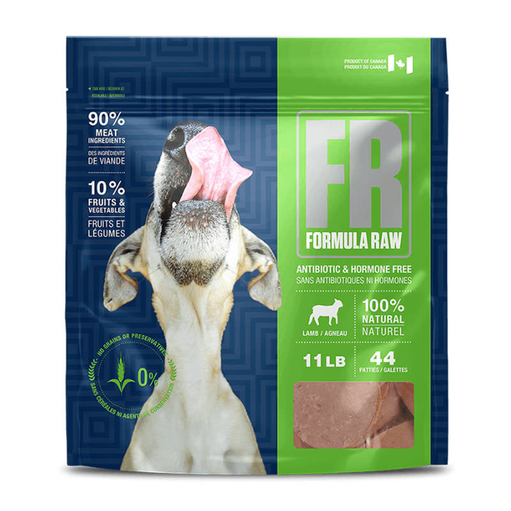 Formula Raw Formule Raw - Agneau - 11lb