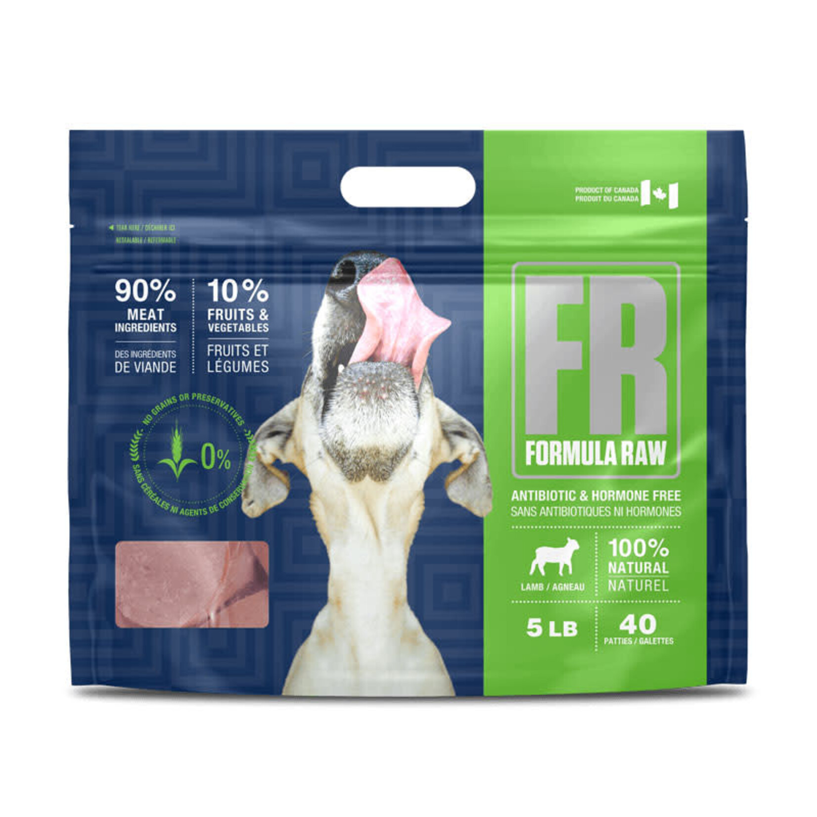 Formula Raw Formule Raw - Agneau - 5lb