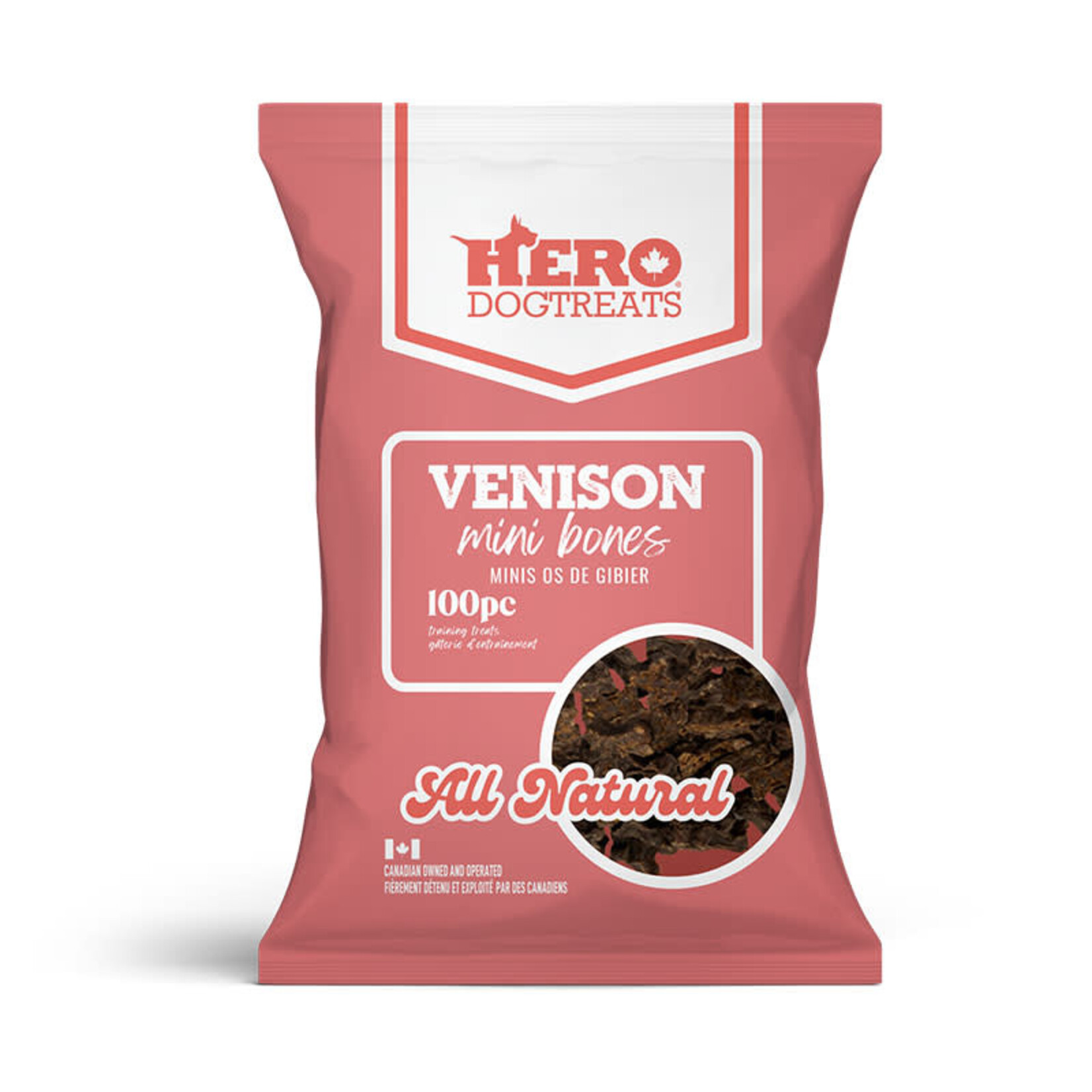 Hero - Venison - Mini Bones - 100pc