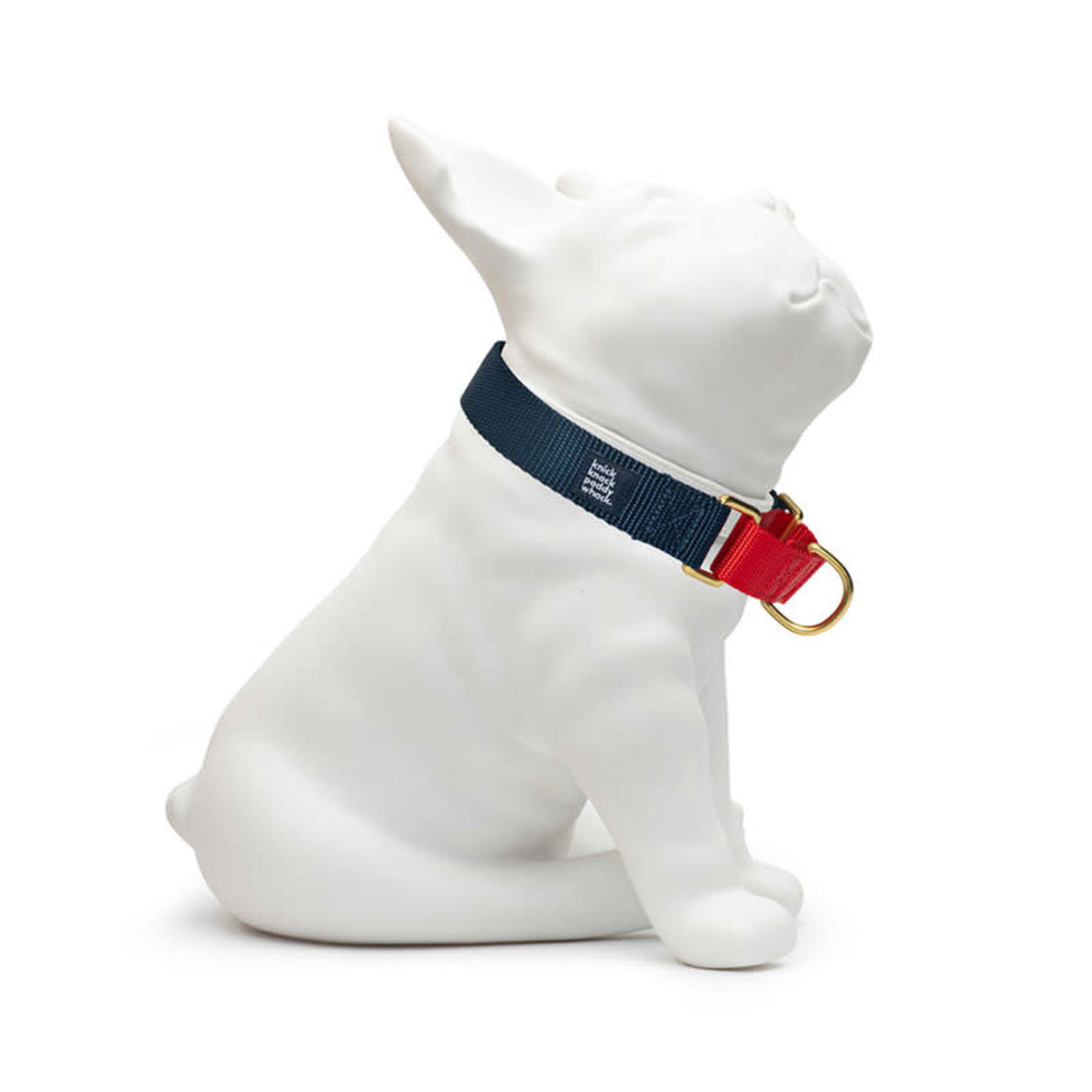 Knick Knack Paddywhack Knick Knack Paddywhack - Martingale Collar - Navy & Red